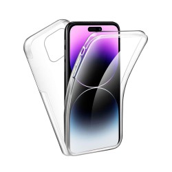 360º Silicon Case for Apple iPhone 14 Pro Max Transparent 360º Silicon Case for Apple iPhone 14 Pro Max Transparent
